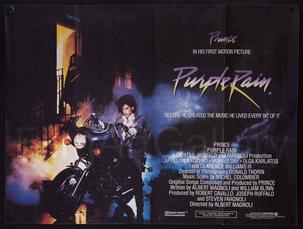 Purple Rain Original Vintage Movie Poster