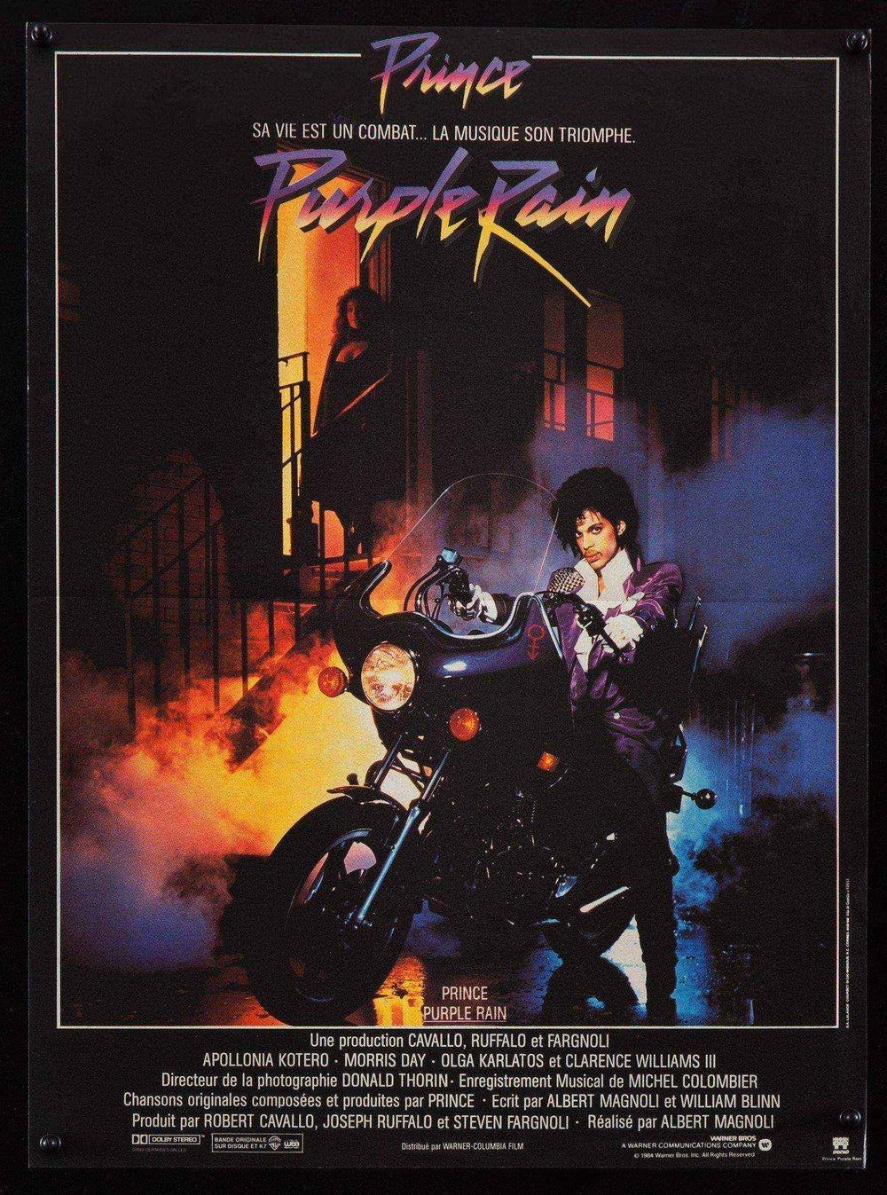 Purple Rain Original Vintage Movie Poster