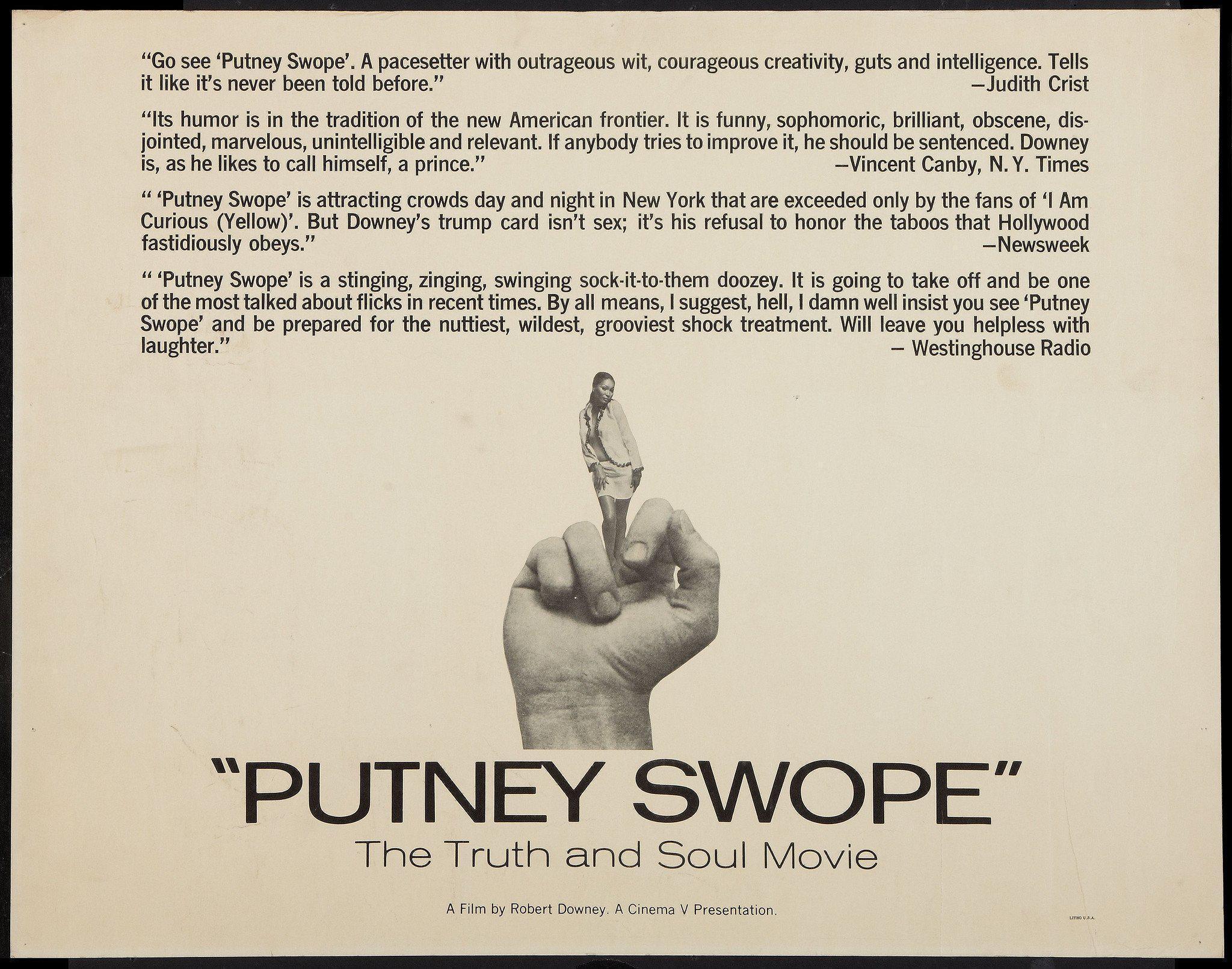 PUTNEY SWOPE パトニー・スウォープ 映画 ポスター アート