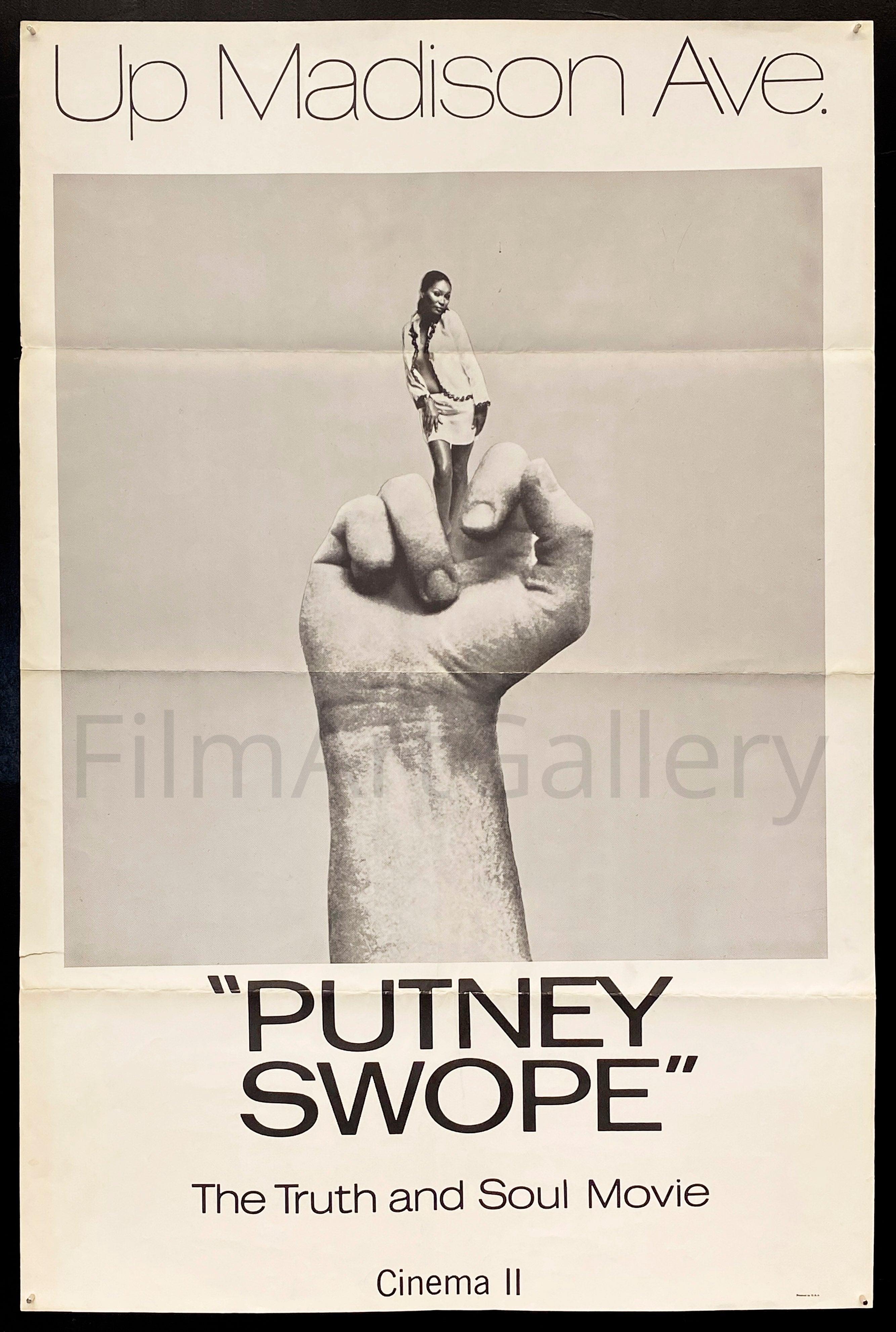 PUTNEY SWOPE パトニー・スウォープ 映画 ポスター　アートポスター Putney Swope Movie Poster 1969 Subway 1 Sheet (29x45)
