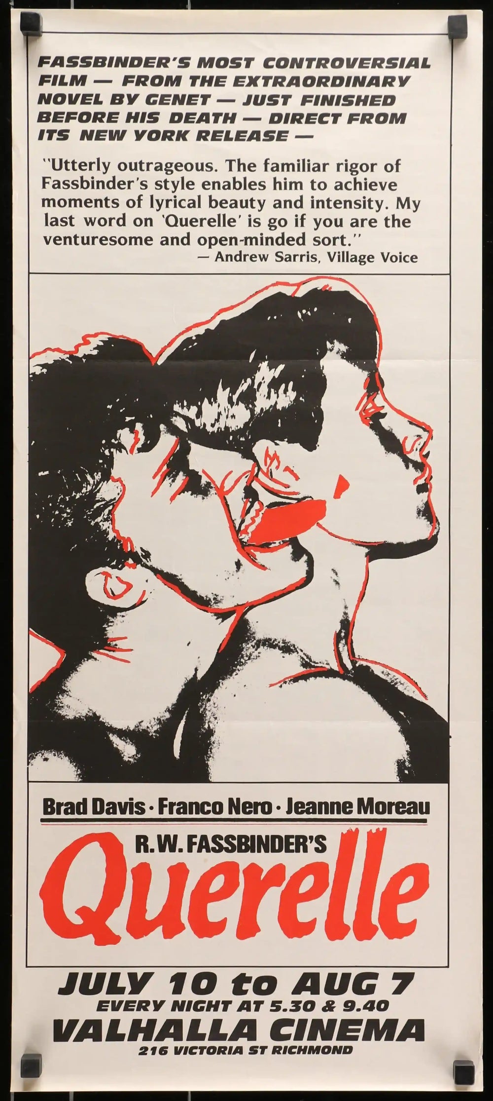 Querelle Original Vintage Movie Poster