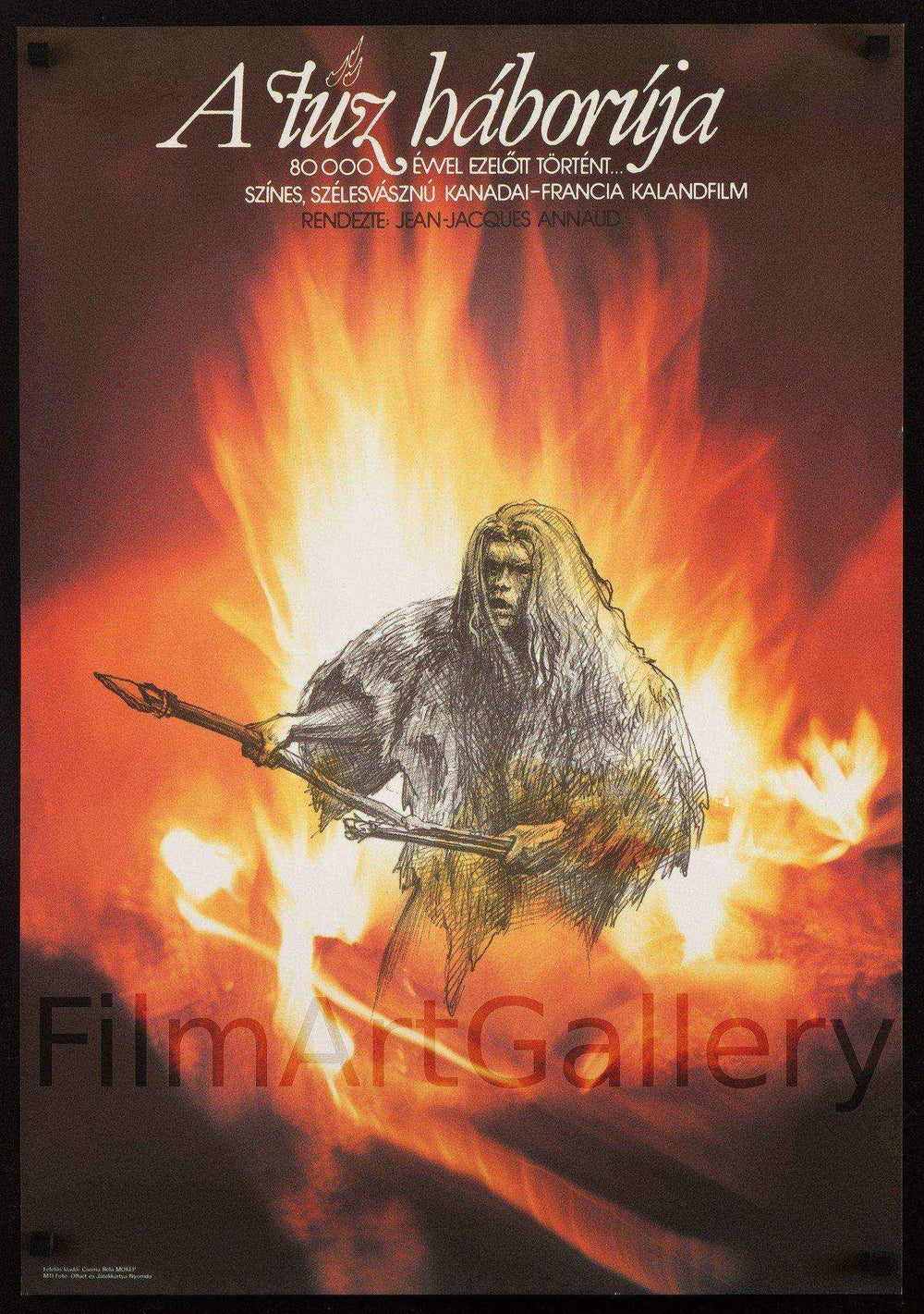 Quest for Fire Original Vintage Movie Poster
