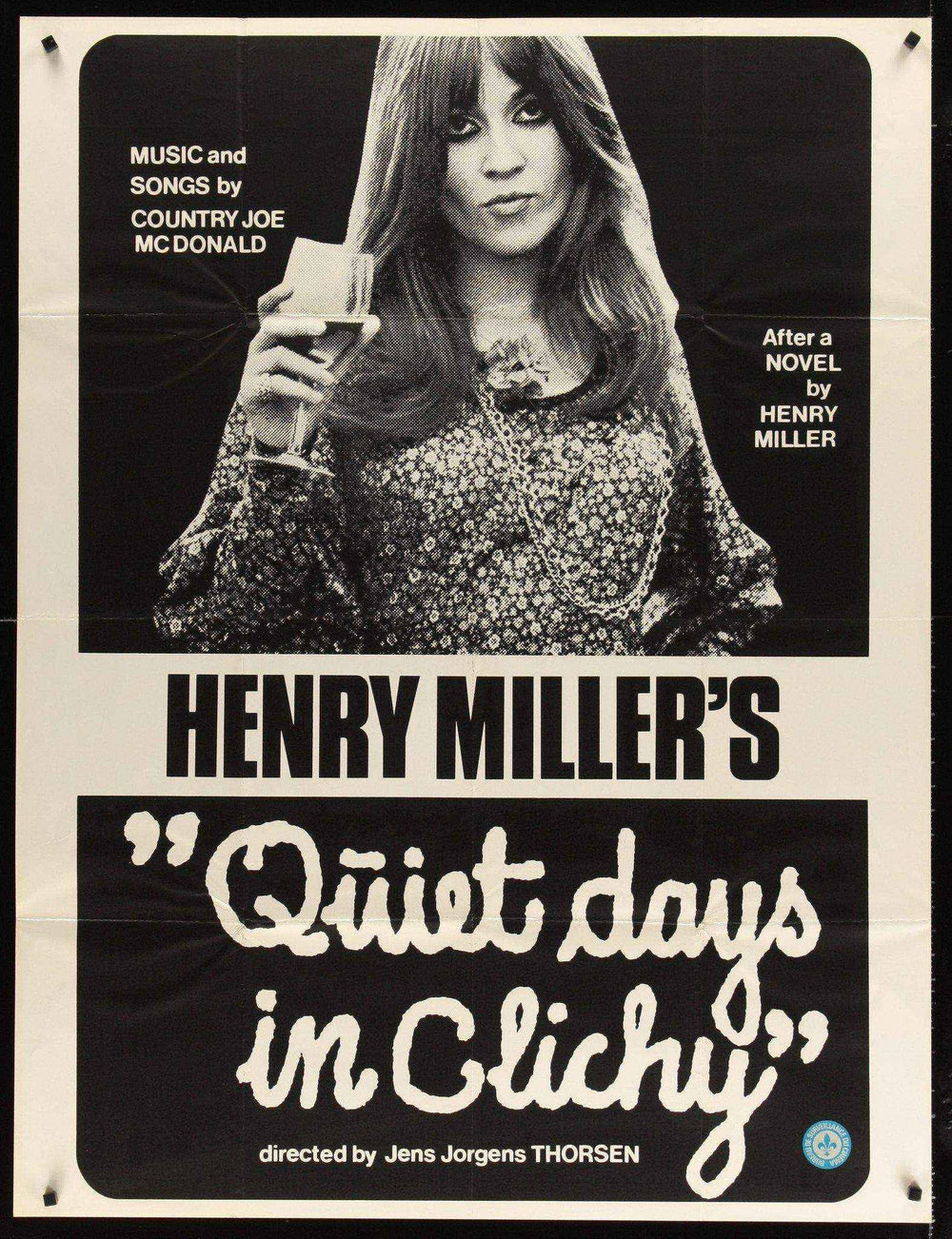 Quiet Days in Clichy Original Vintage Movie Poster