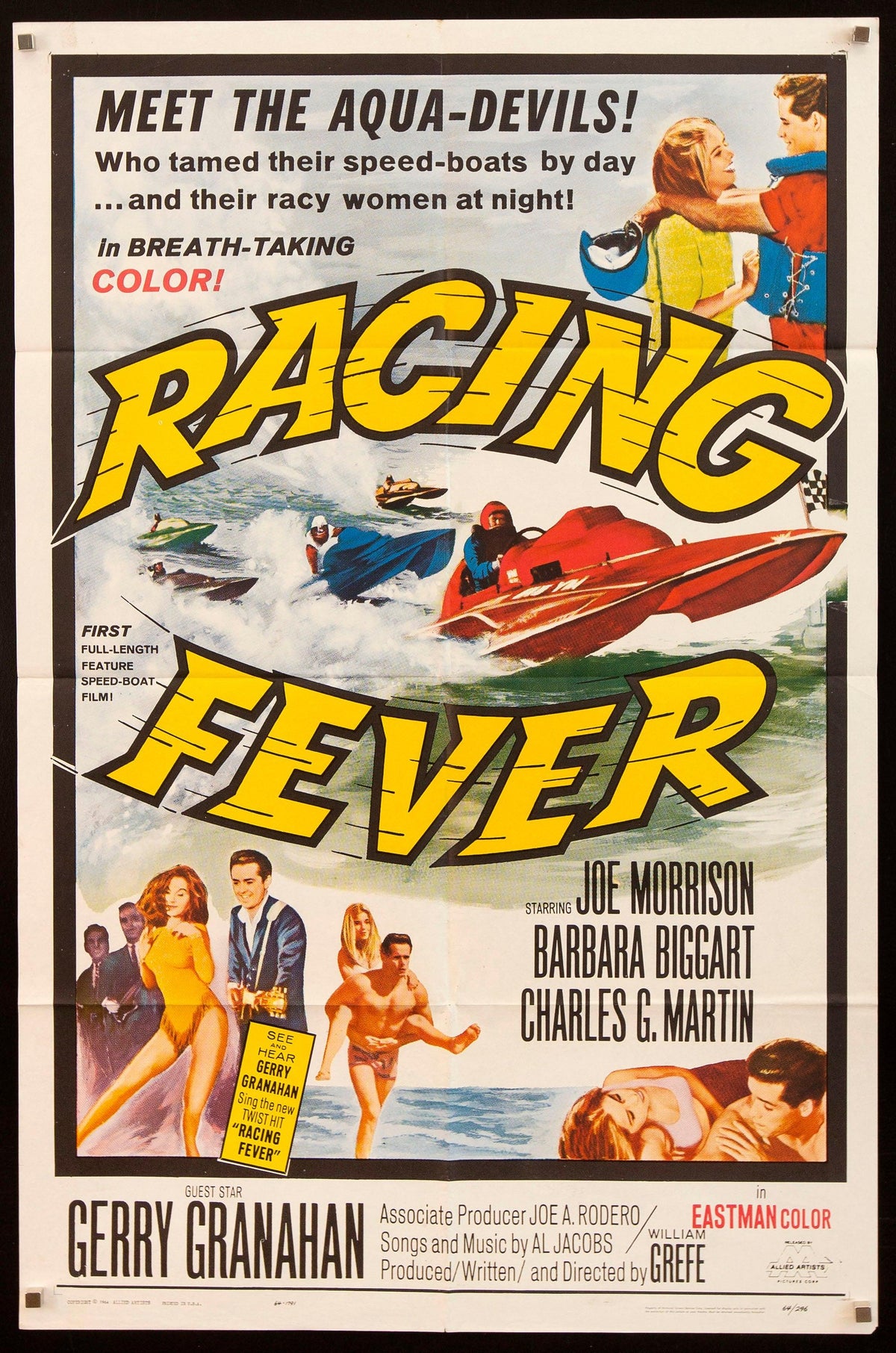Racing Fever Original Vintage Movie Poster