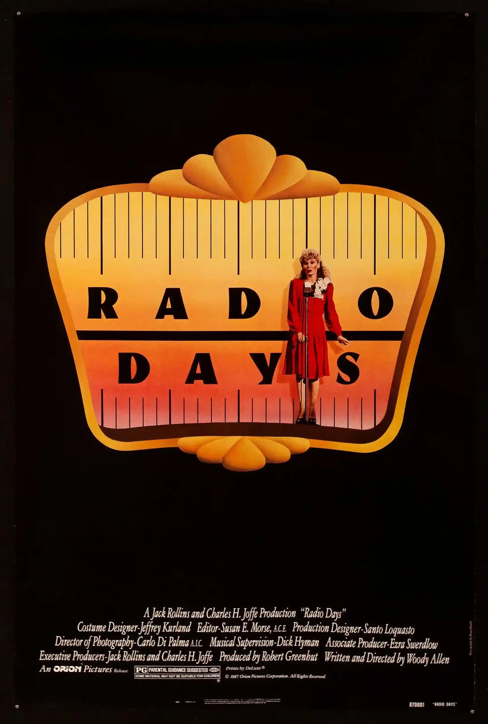 Radio Days Original Vintage Movie Poster