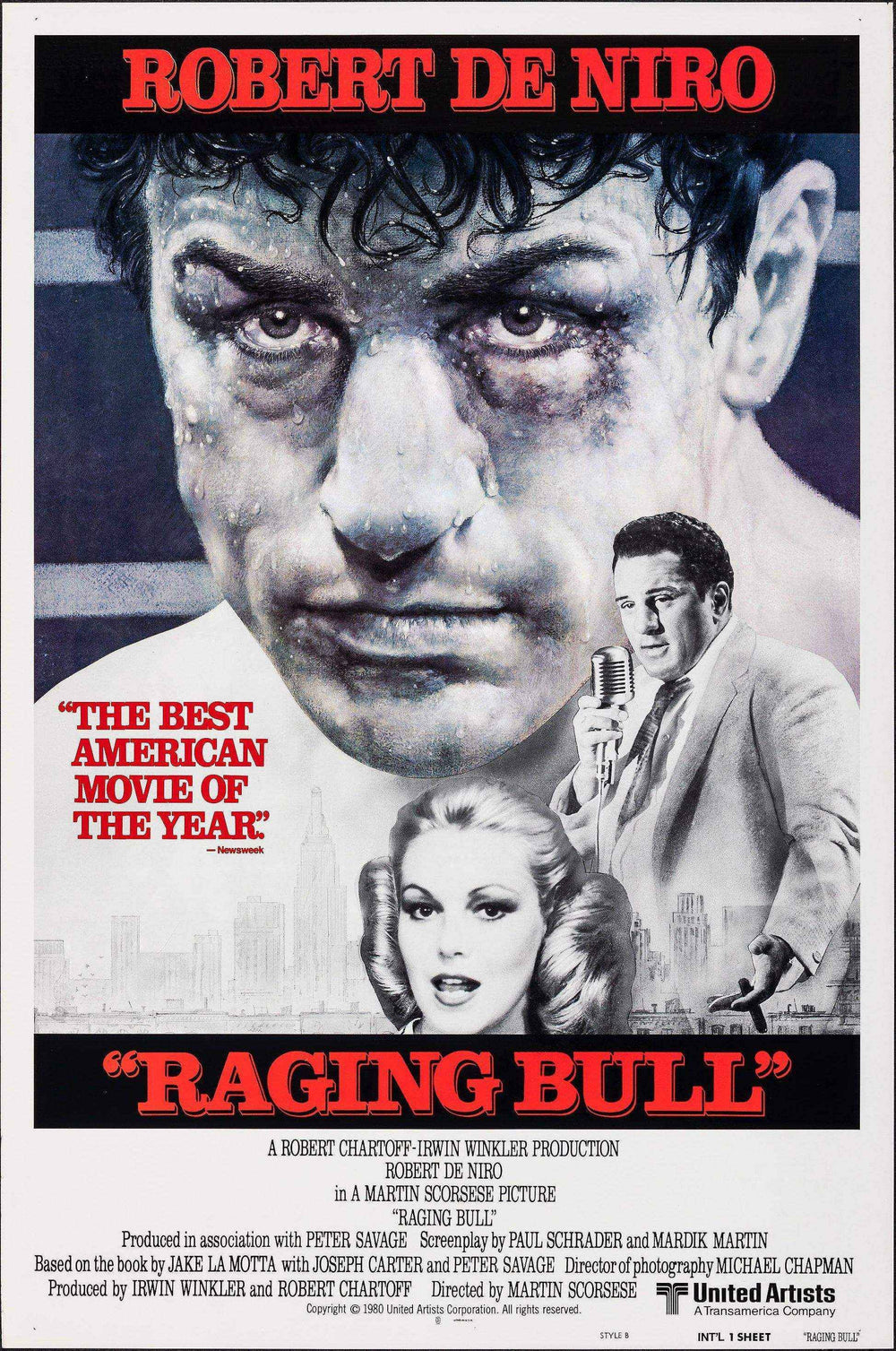 Raging Bull Original Vintage Movie Poster