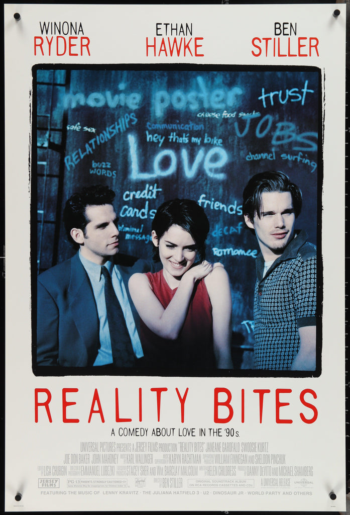 Reality Bites Original Vintage Movie Poster