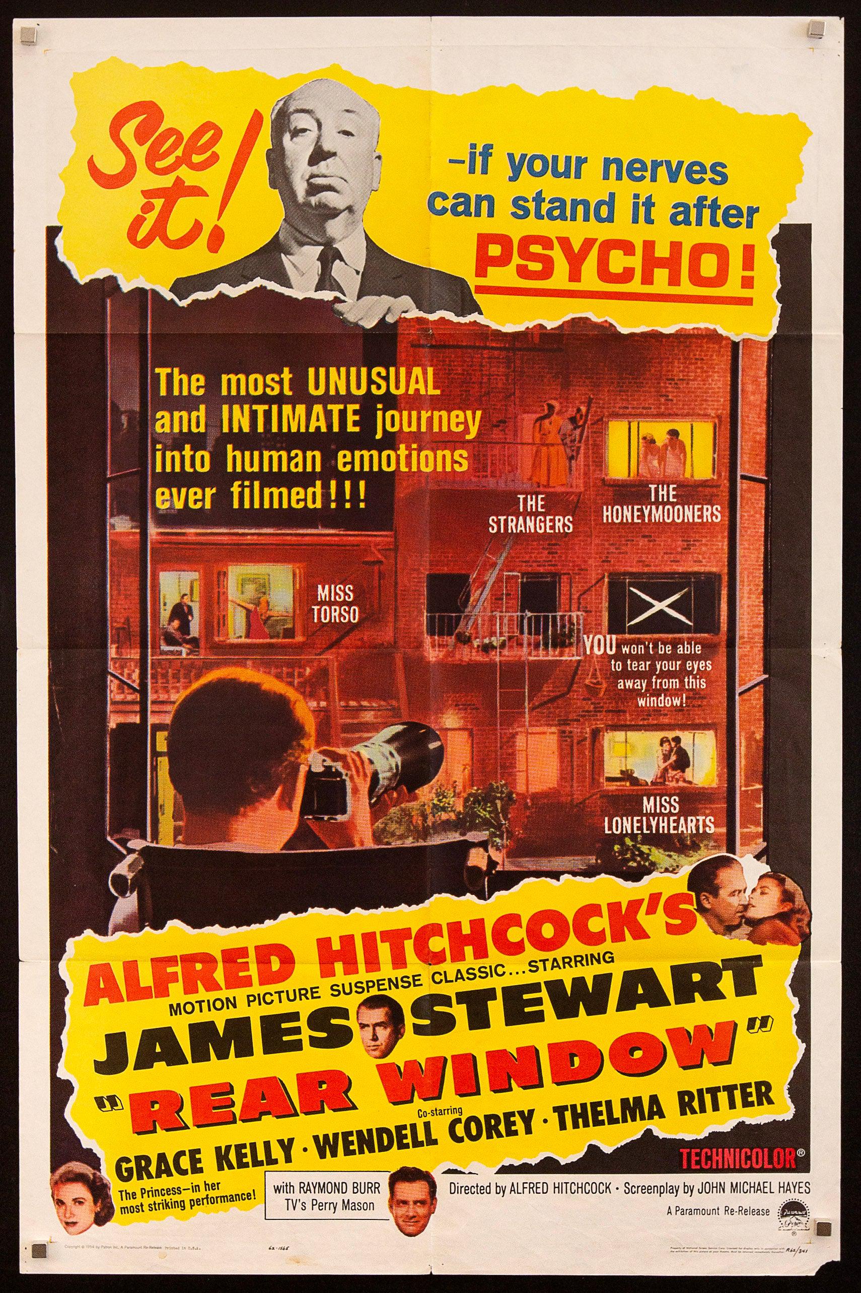 hitchcock movie poster