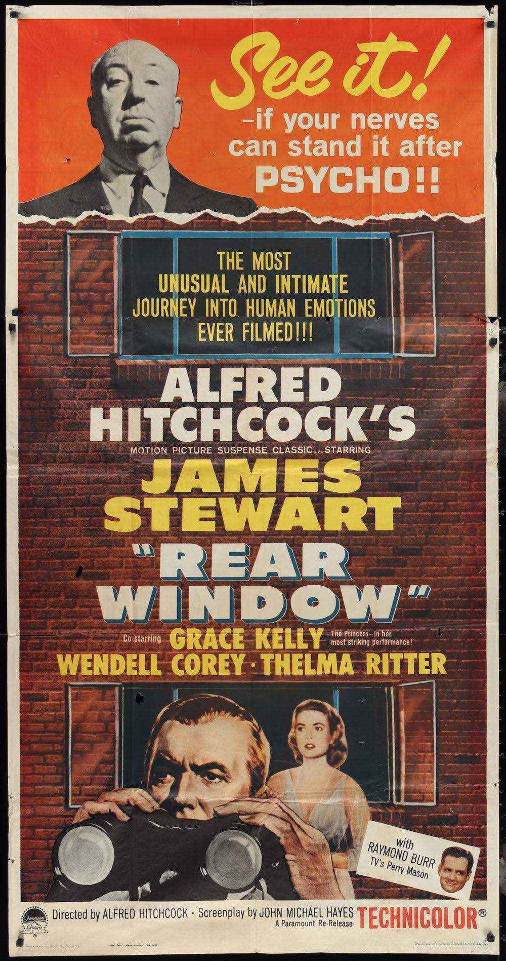 Rear Window Original Vintage Movie Poster