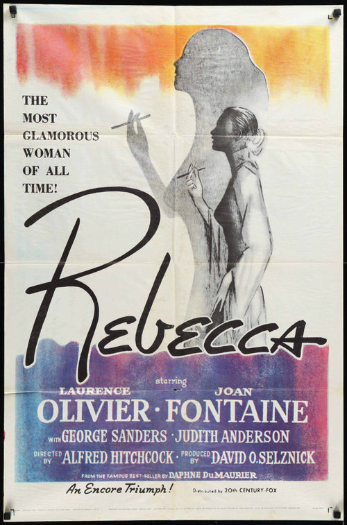 Rebecca Original Vintage Movie Poster