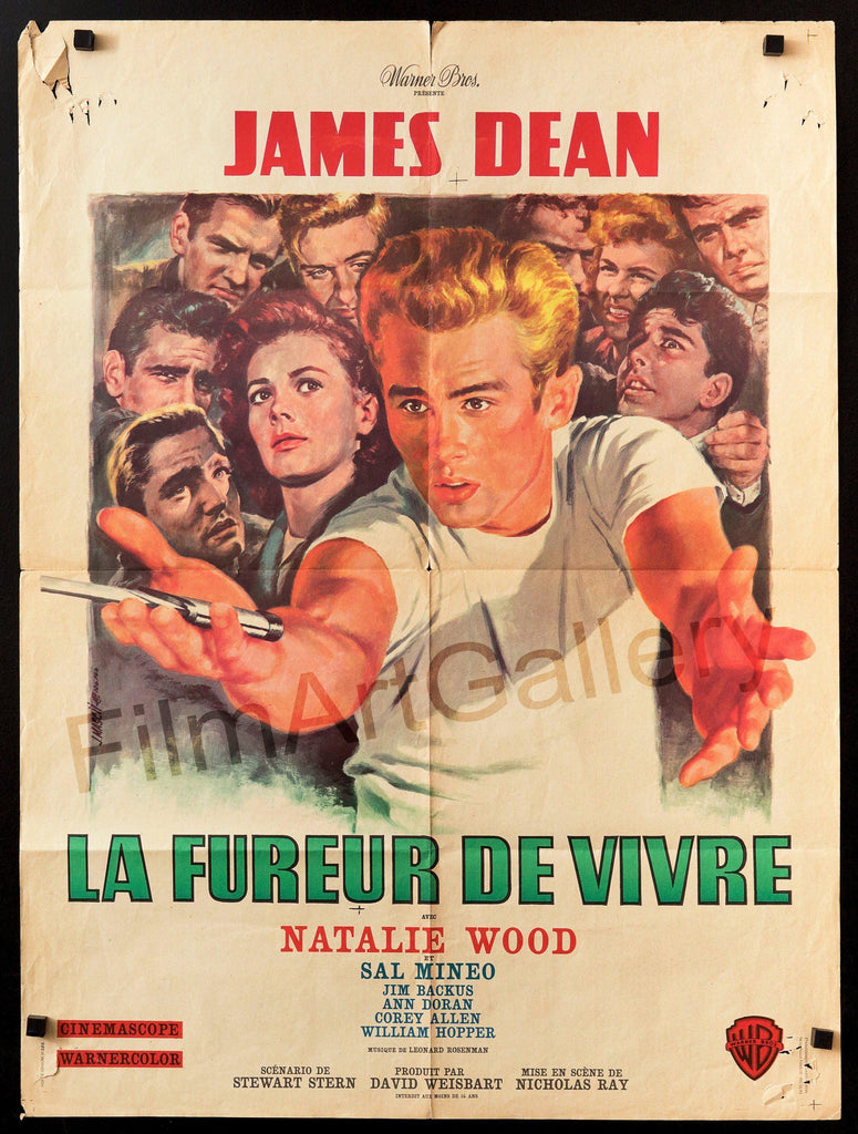 Rebel Without A Cause Original Vintage Movie Poster