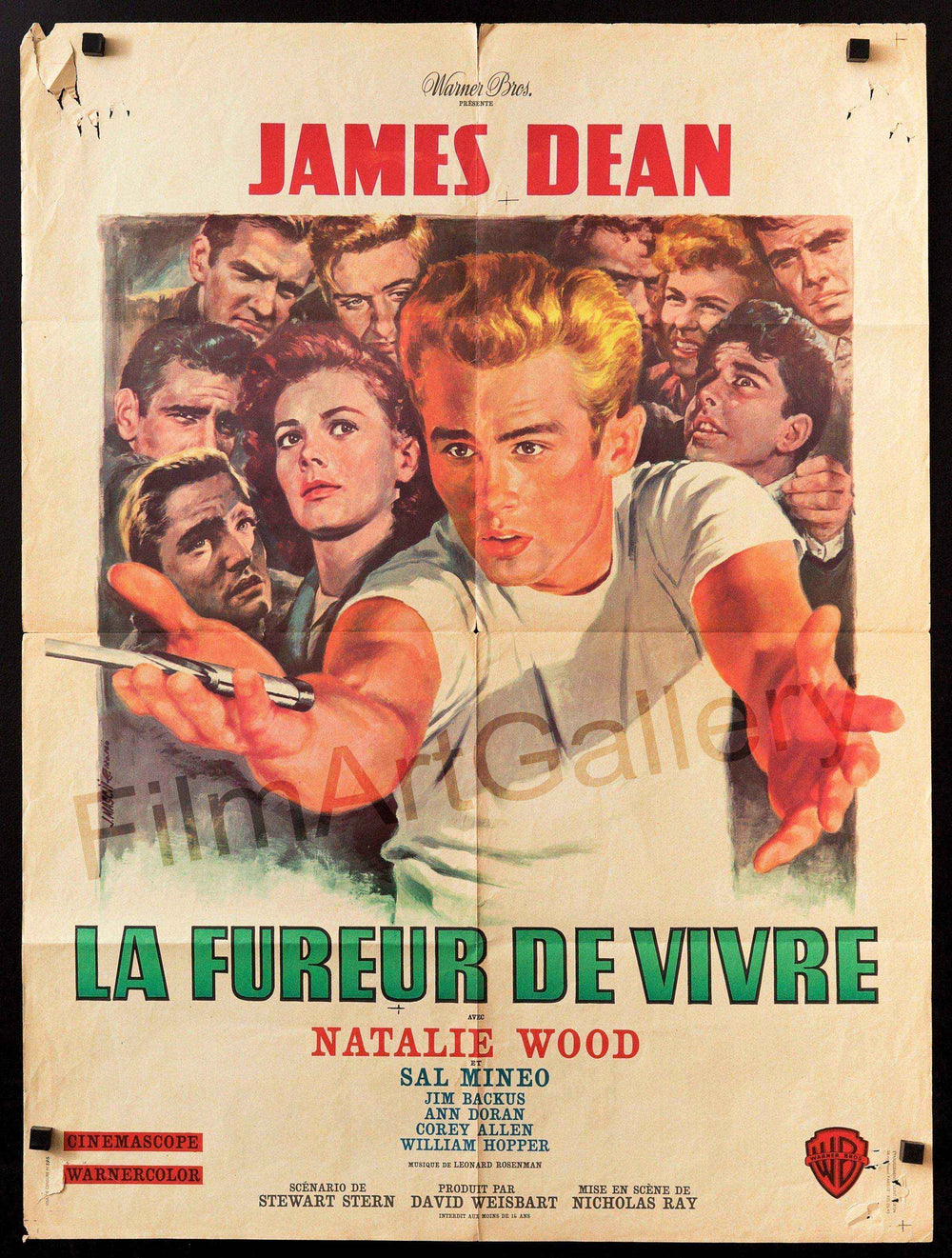 Rebel Without A Cause Original Vintage Movie Poster