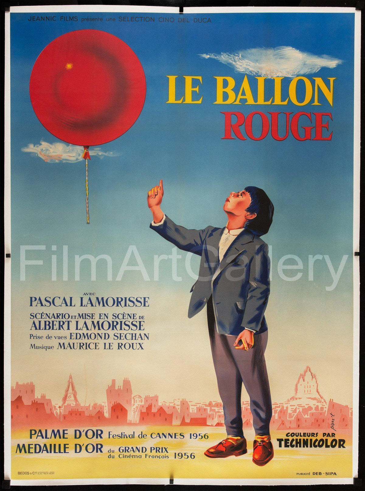 Red Balloon, The (Le Ballon Rouge) Original Vintage Movie Poster