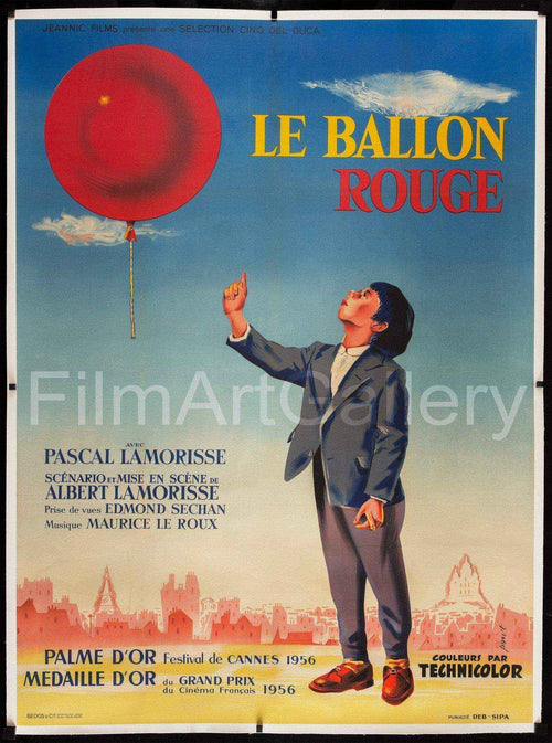 Red Balloon, The (Le Ballon Rouge) Original Vintage Movie Poster