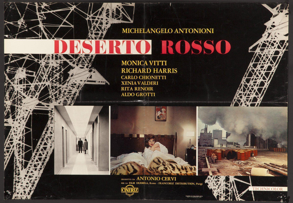 Red Desert (Deserto Rosso) Original Vintage Movie Poster