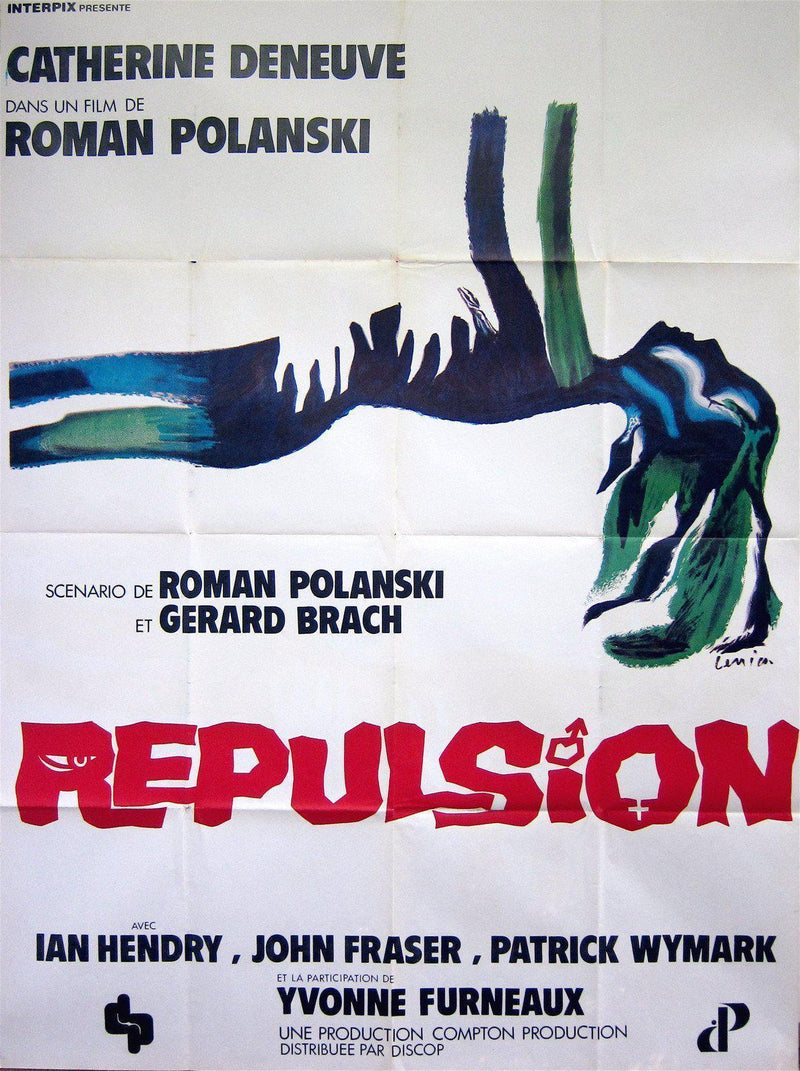 Repulsion French 1 panel (47x63) Original Vintage Movie Poster