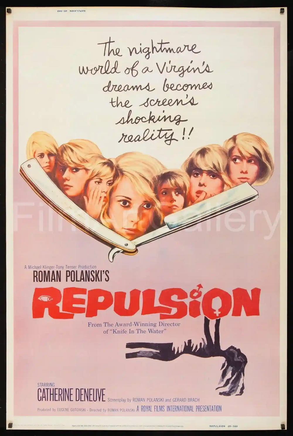 Repulsion Original Vintage Movie Poster
