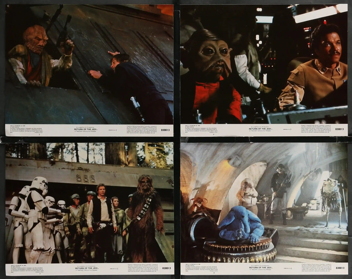 Return of the Jedi Original Vintage Movie Poster