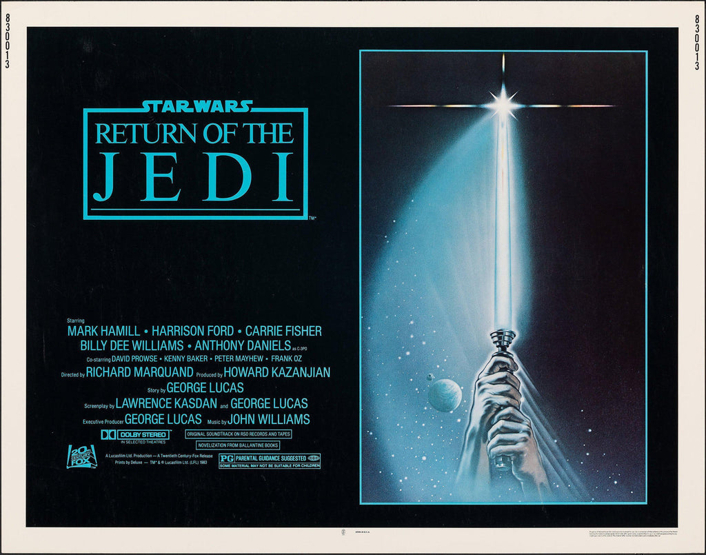 Return of the Jedi Original Vintage Movie Poster