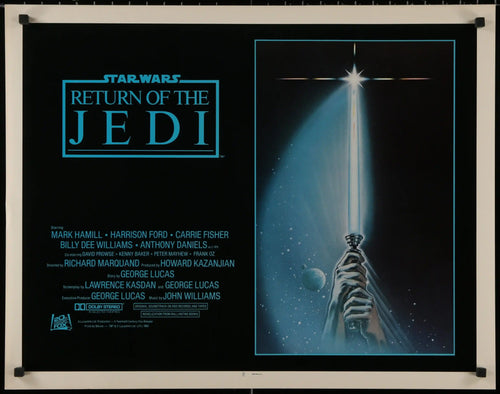 Return of the Jedi Original Vintage Movie Poster