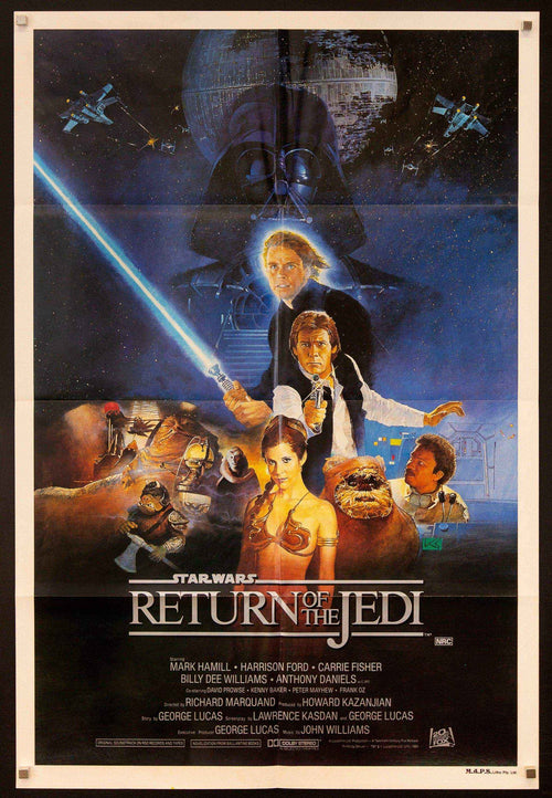 Return of the Jedi Original Vintage Movie Poster