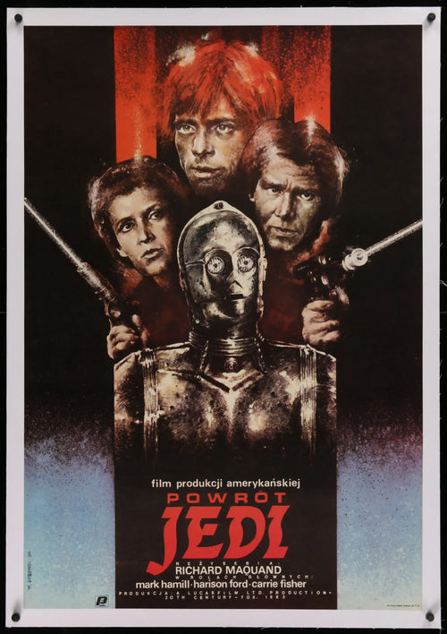 Return of the Jedi Original Vintage Movie Poster