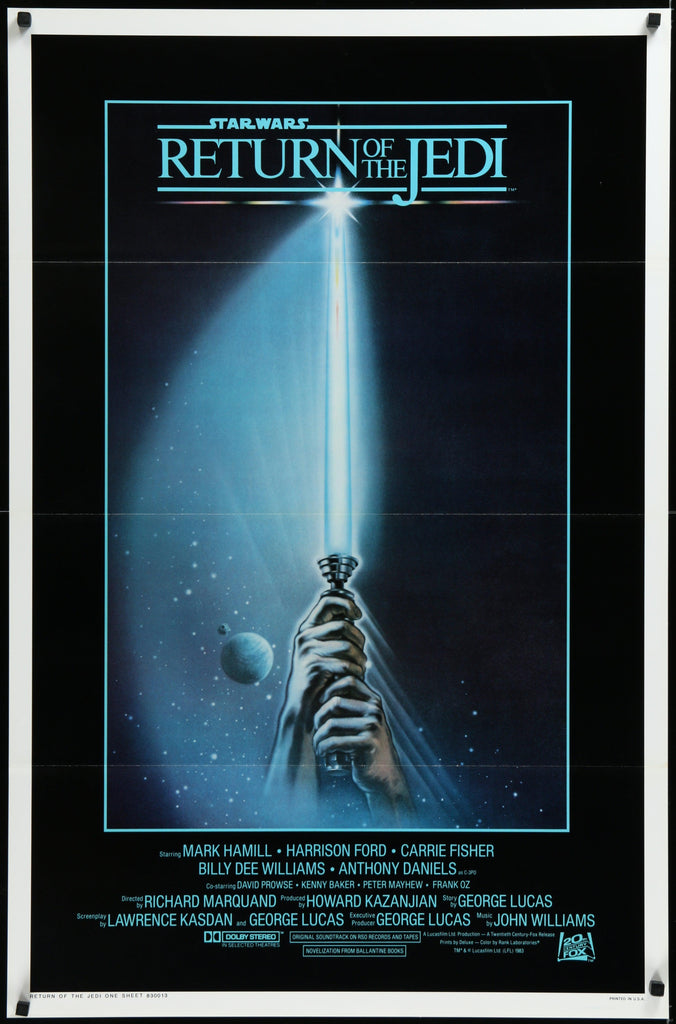 Return of the Jedi Original Vintage Movie Poster