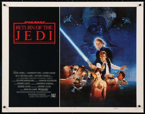 Return of the Jedi Original Vintage Movie Poster
