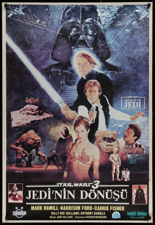 Return of the Jedi Original Vintage Movie Poster