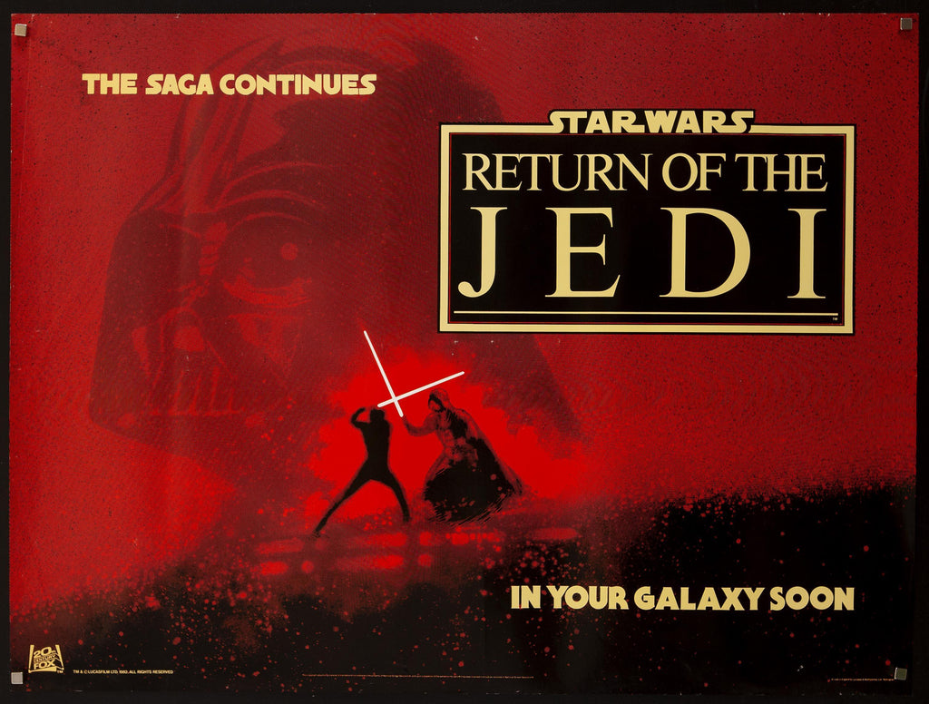 Return of the Jedi Original Vintage Movie Poster