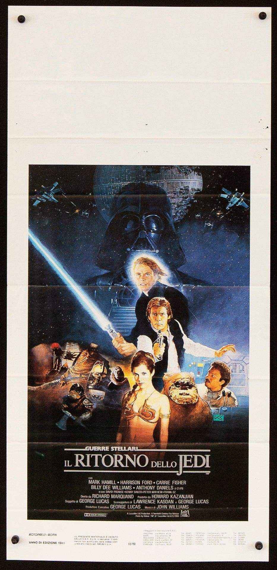 Return of the Jedi Original Vintage Movie Poster