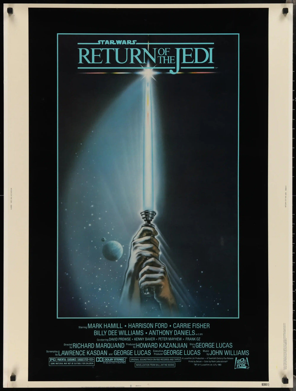 Return of the Jedi Original Vintage Movie Poster