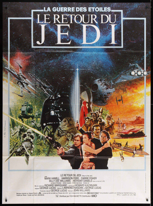 Return of the Jedi Original Vintage Movie Poster