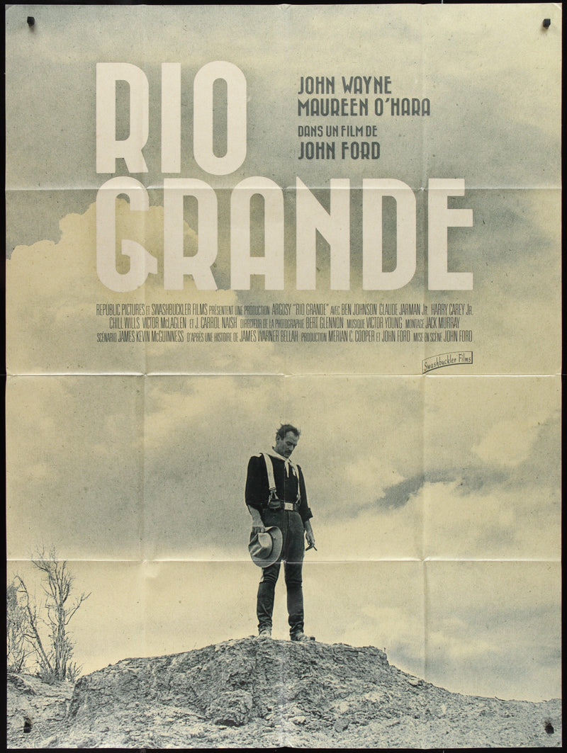Rio Grande French 1 panel (47x63) Original Vintage Movie Poster