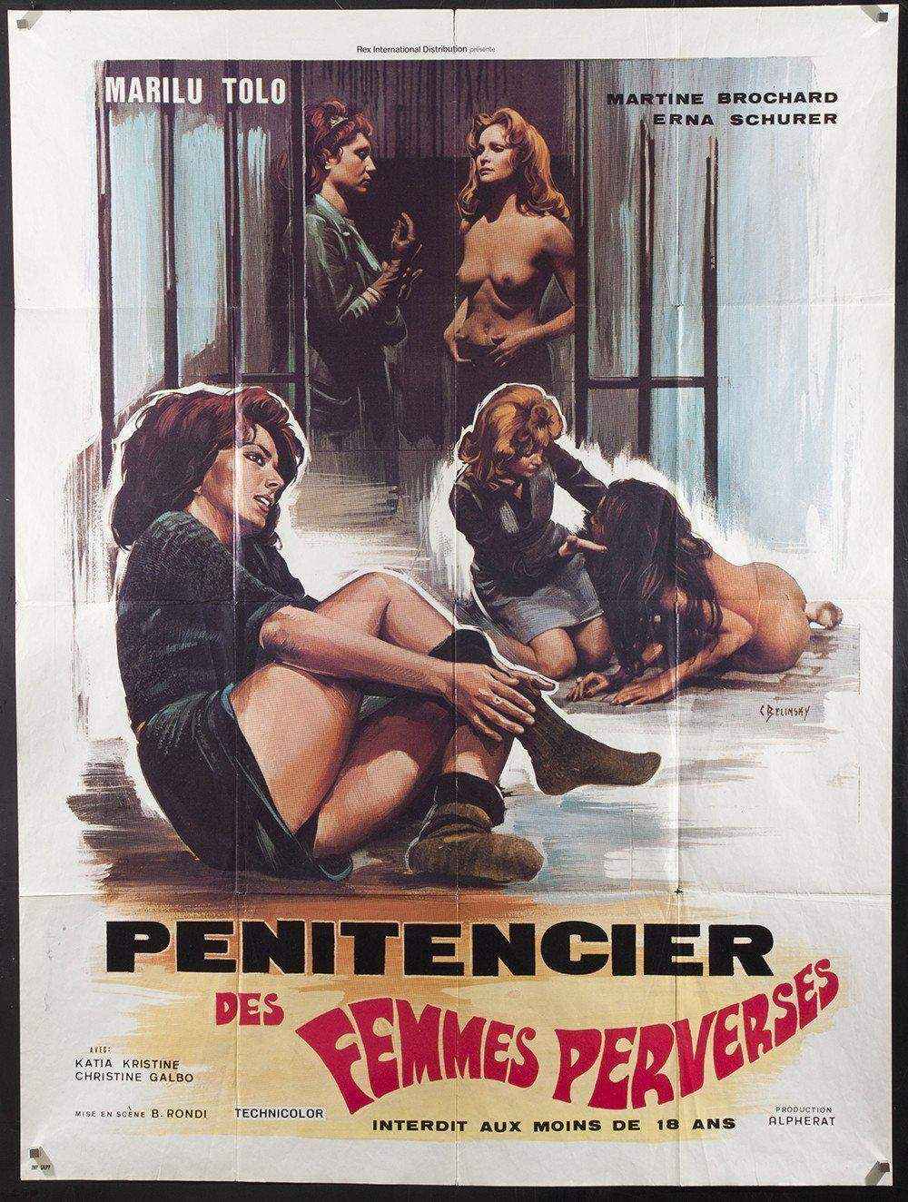 Riot In a Women's Prison Original Vintage Movie Poster
