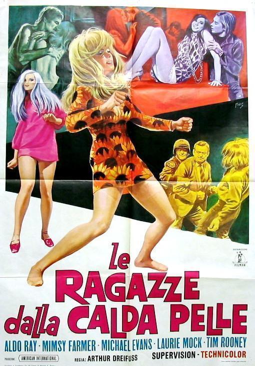 Riot On the Sunset Strip Italian 2 foglio (39x55) Original Vintage Movie Poster