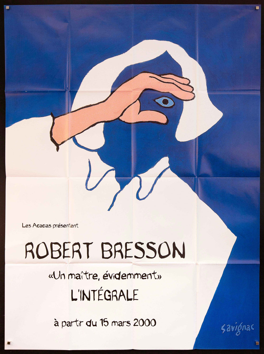 Robert Bresson Integrale Original Vintage Movie Poster