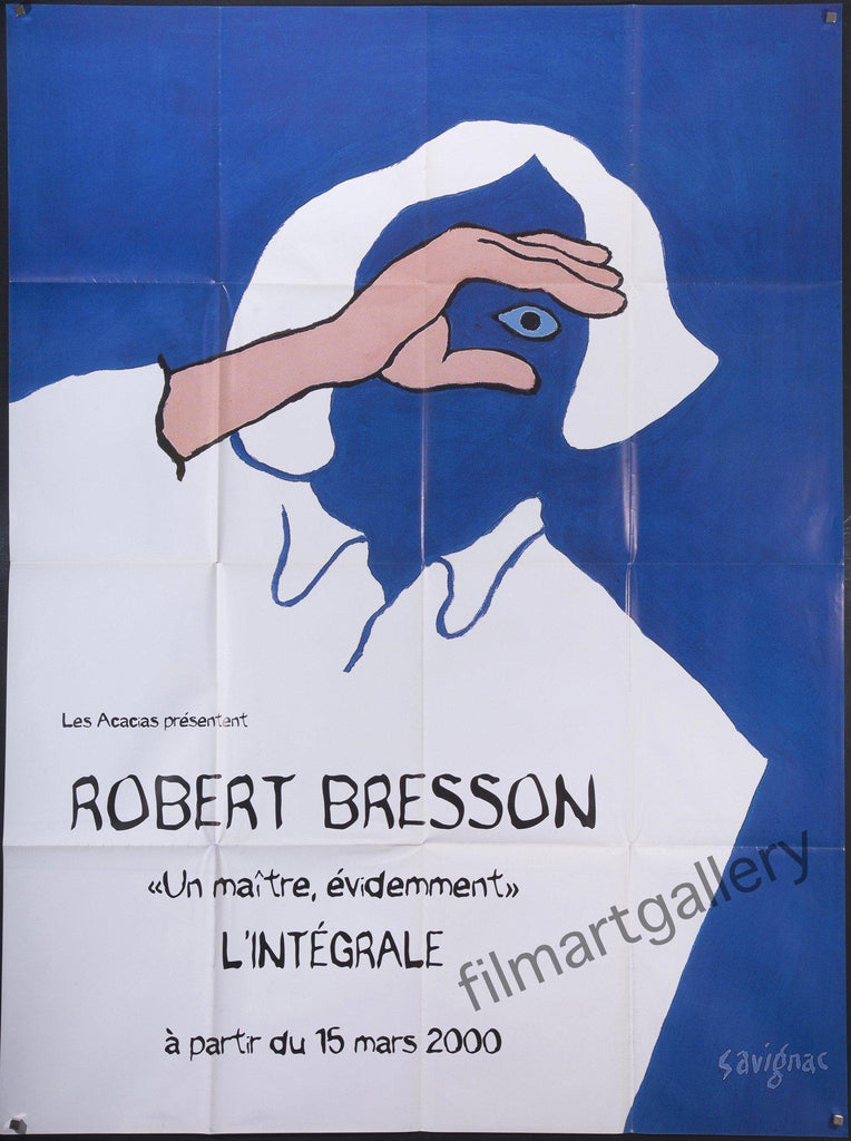 Robert Bresson retrospective Original Vintage Movie Poster