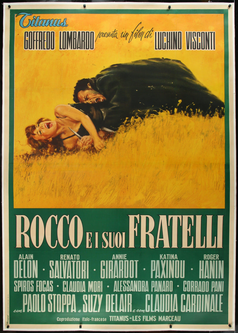Rocco and His Brothers (Rocco E I Suoi Fratelli) Italian 4 foglio (55x78) Original Vintage Movie Poster