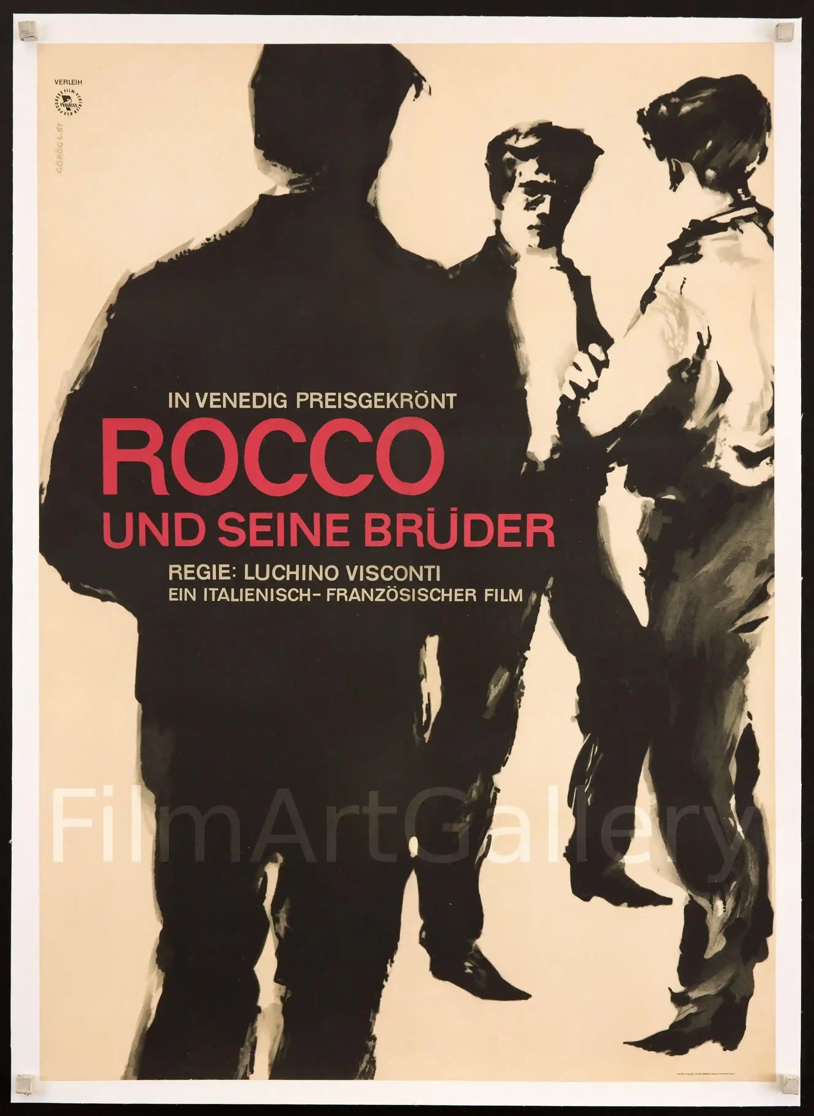 Rocco and His Brothers (Rocco E I Suoi Fratelli) Movie Poster