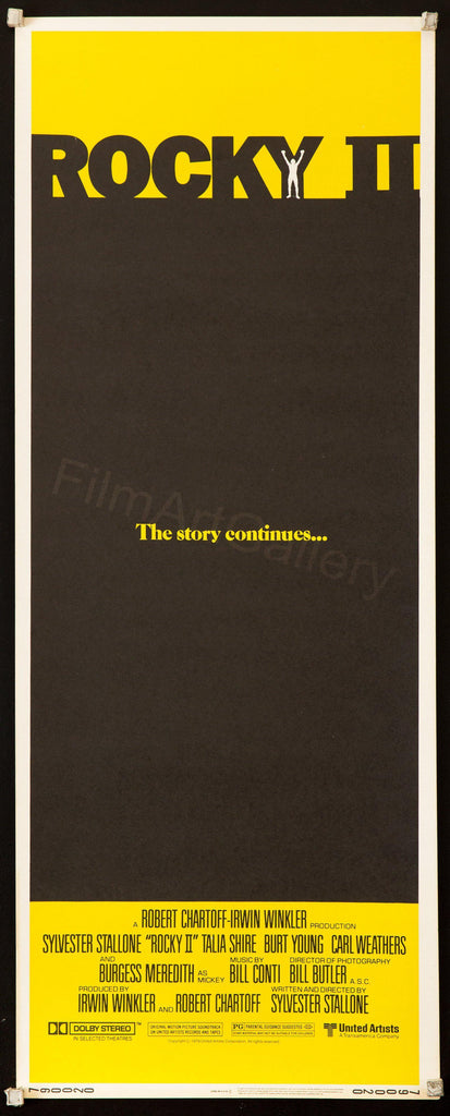 Rocky 2 Original Vintage Movie Poster