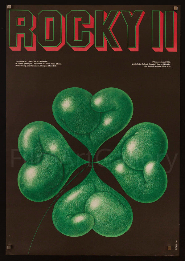 Rocky 2 Movie Poster 1980 Polish B1 (26x38)