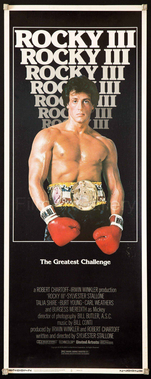 Rocky 3 Original Vintage Movie Poster