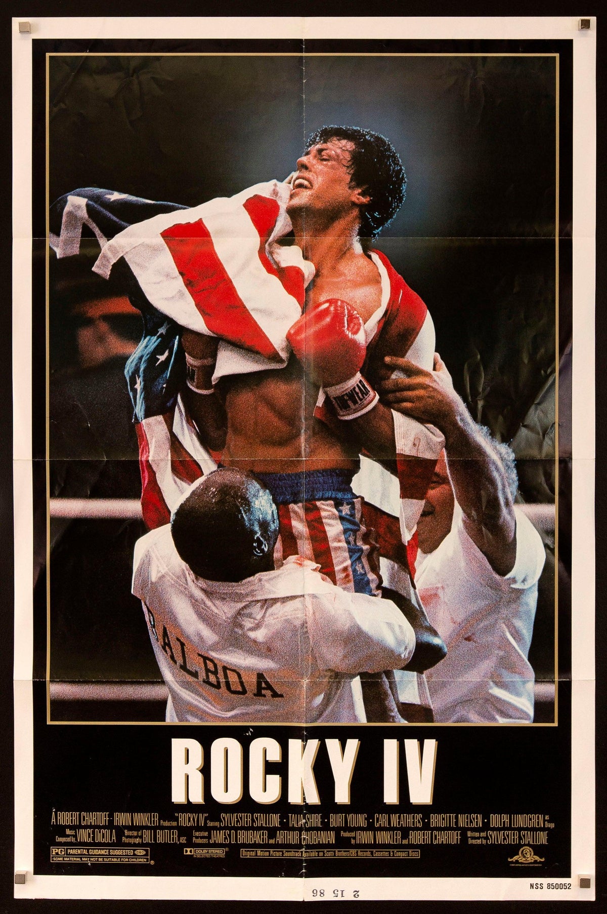 Rocky 4 Original Vintage Movie Poster
