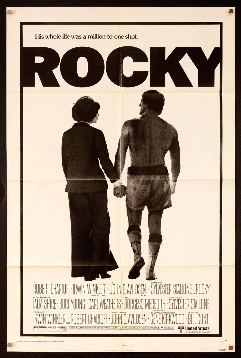 Rocky 1 Sheet (27x41) Original Vintage Movie Poster
