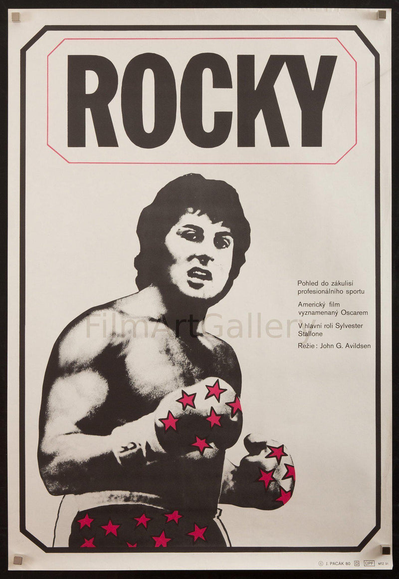 Rocky Czech (23x33) Original Vintage Movie Poster