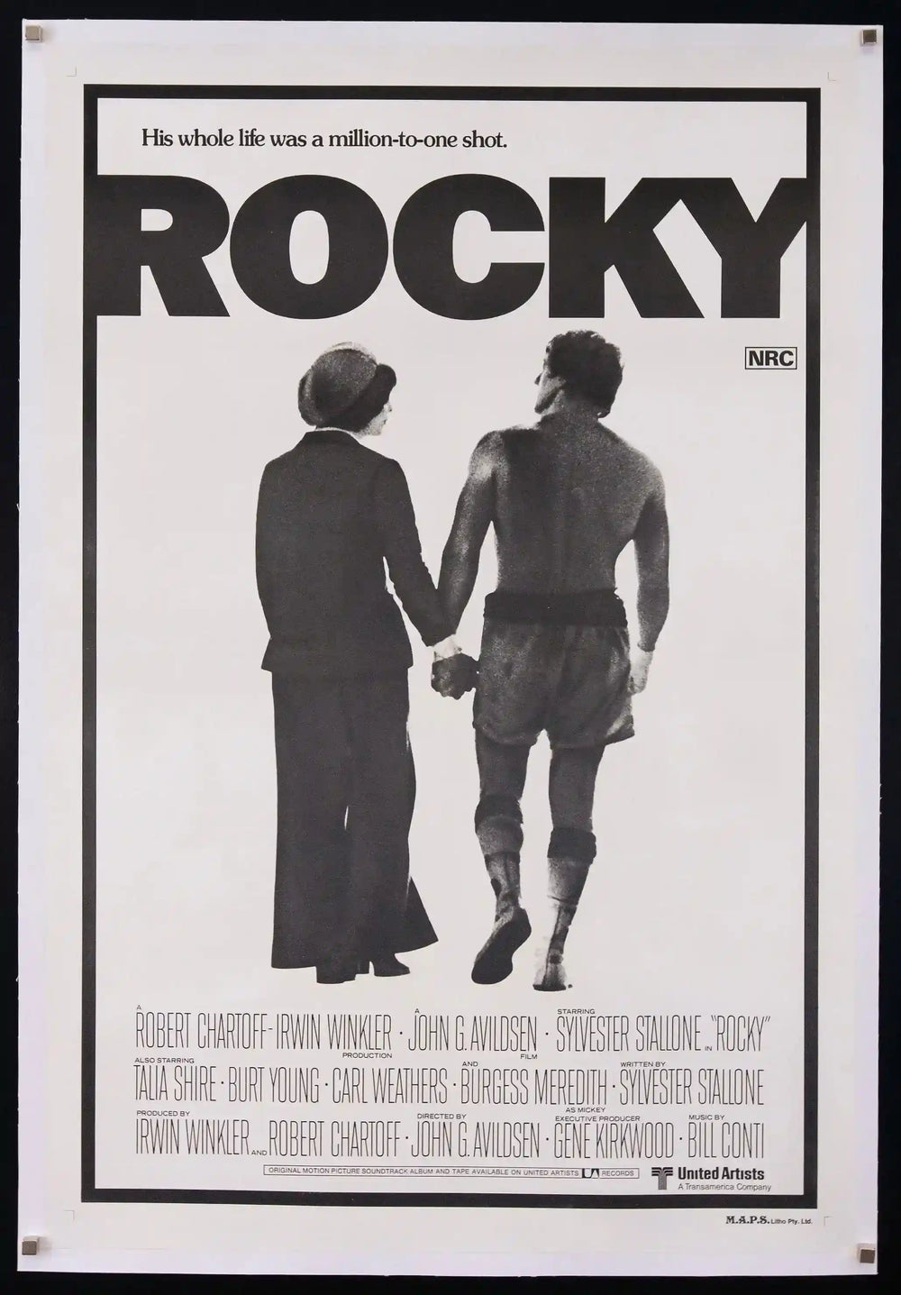 Rocky Original Vintage Movie Poster