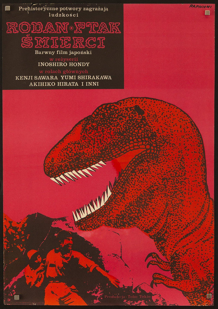 Rodan Polish A1 (23x33) Original Vintage Movie Poster