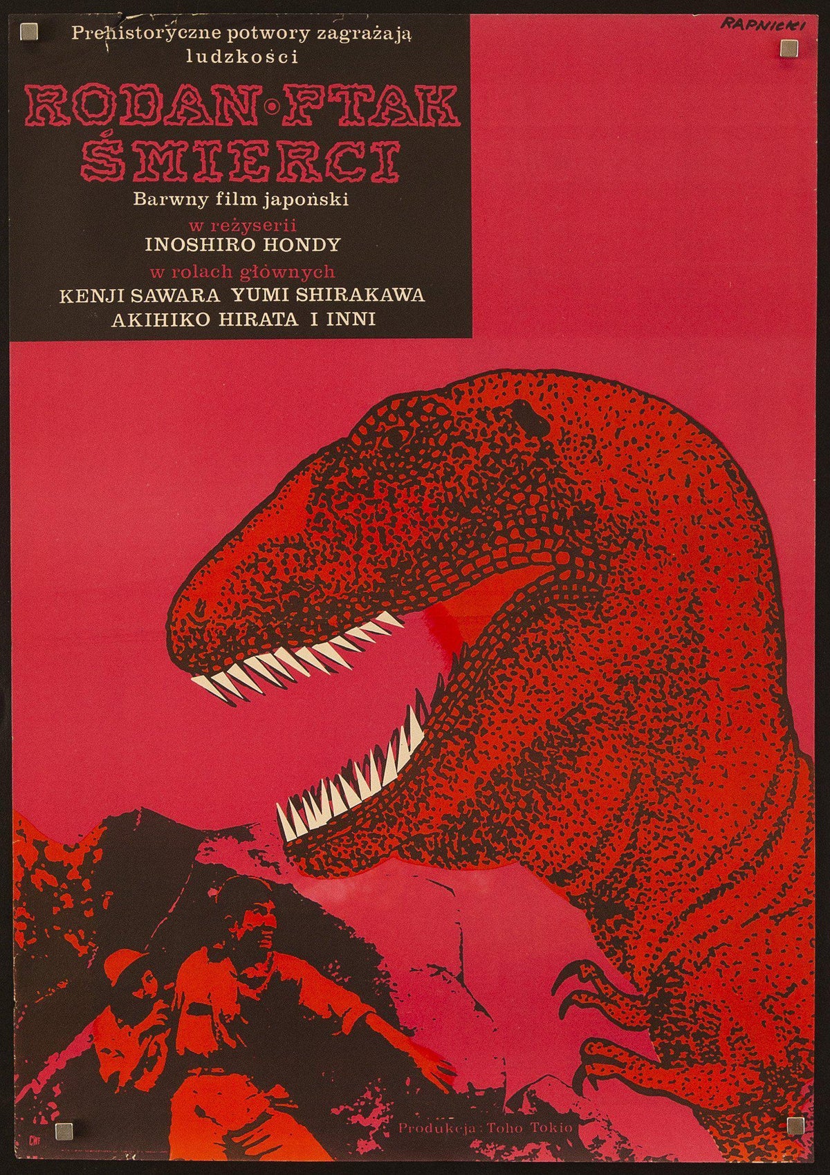 Rodan Original Vintage Movie Poster