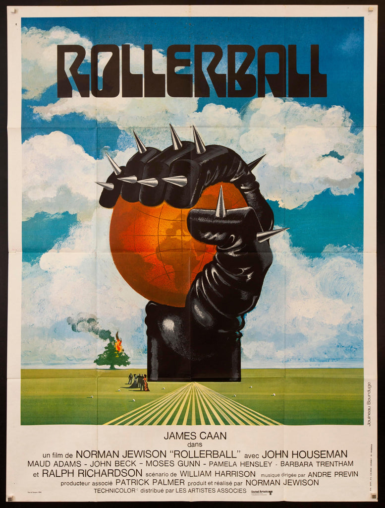 Rollerball French 1 Panel (47x63) Original Vintage Movie Poster